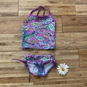 Kanu Surf  Melanie Beach Sport‎ 2-Piece Banded Tankini Swimsuit Size 2t